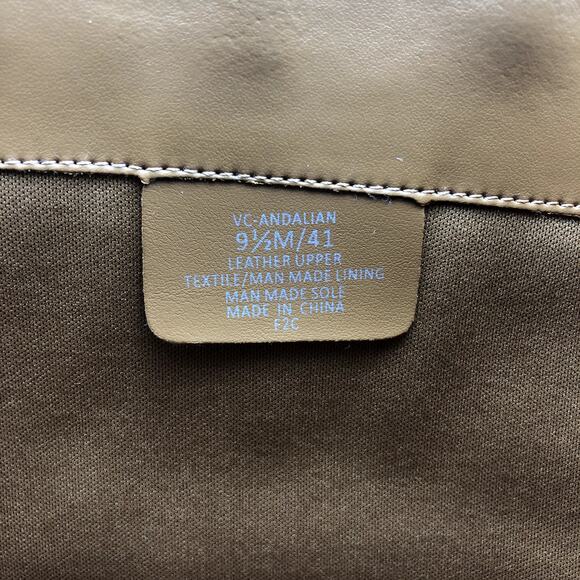 Vince Camuto Women Leather Riding Boot Andalian Size 9.5 Brown Golden Walnut NWB - Picture 9 of 9